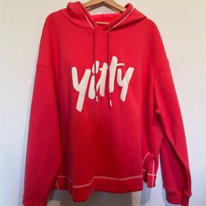 YITTY Pink Hoodie Sweater & White - 2X